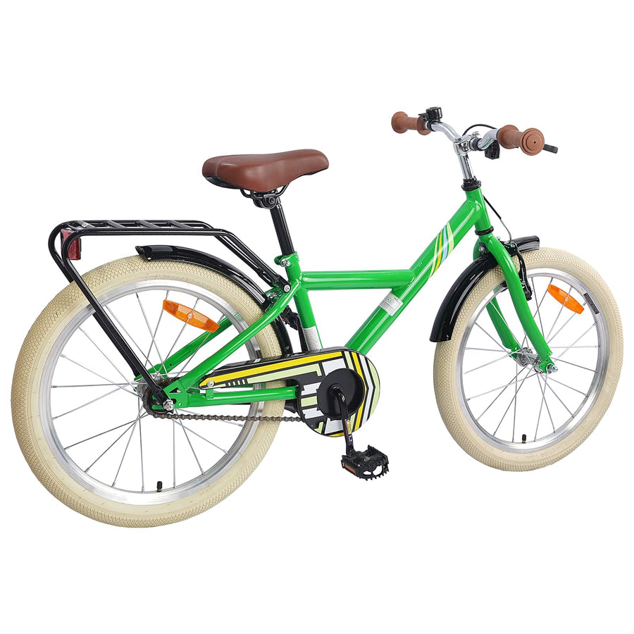 Kinderfiets 18 Inch voor 5-7 jaar Groen