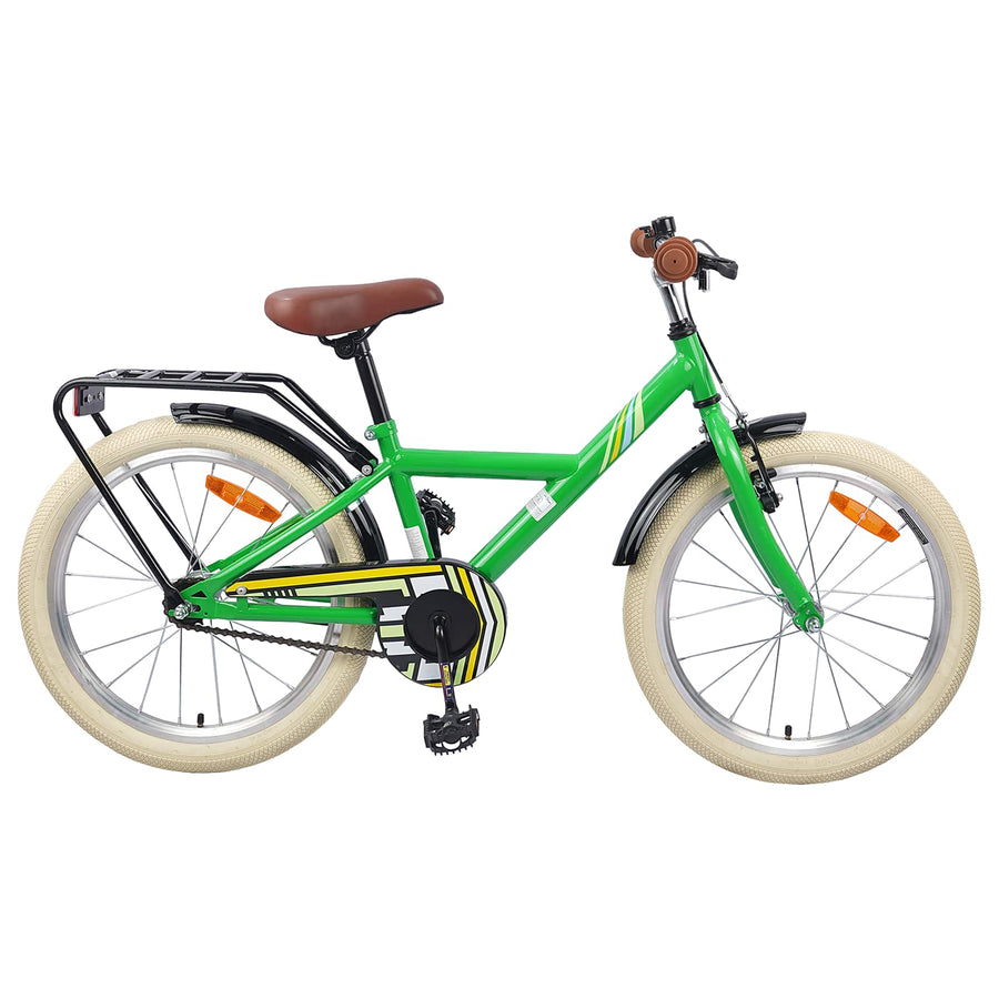 Kinderfiets 18 Inch voor 5-7 jaar Groen