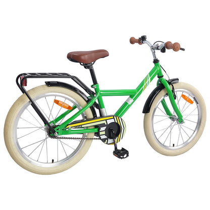 Kinderfiets 20 Inch voor 6-11 jaar oud Groen