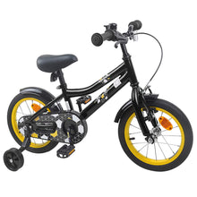 Kinderfiets 12 Inch voor 2-4 jaar oud Zwart