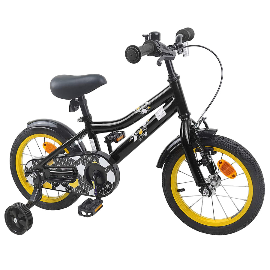 Kinderfiets 12 Inch voor 2-4 jaar oud Zwart