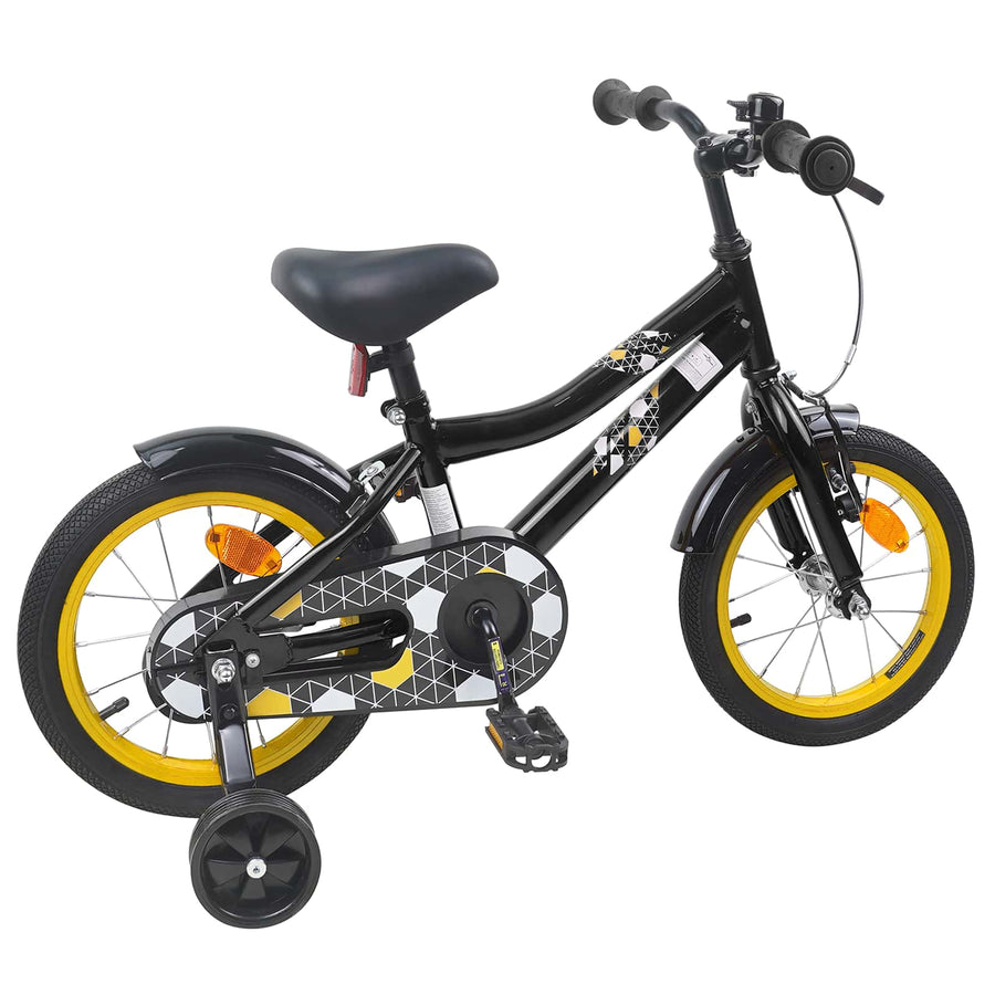 Kinderfiets 12 Inch voor 2-4 jaar oud Zwart