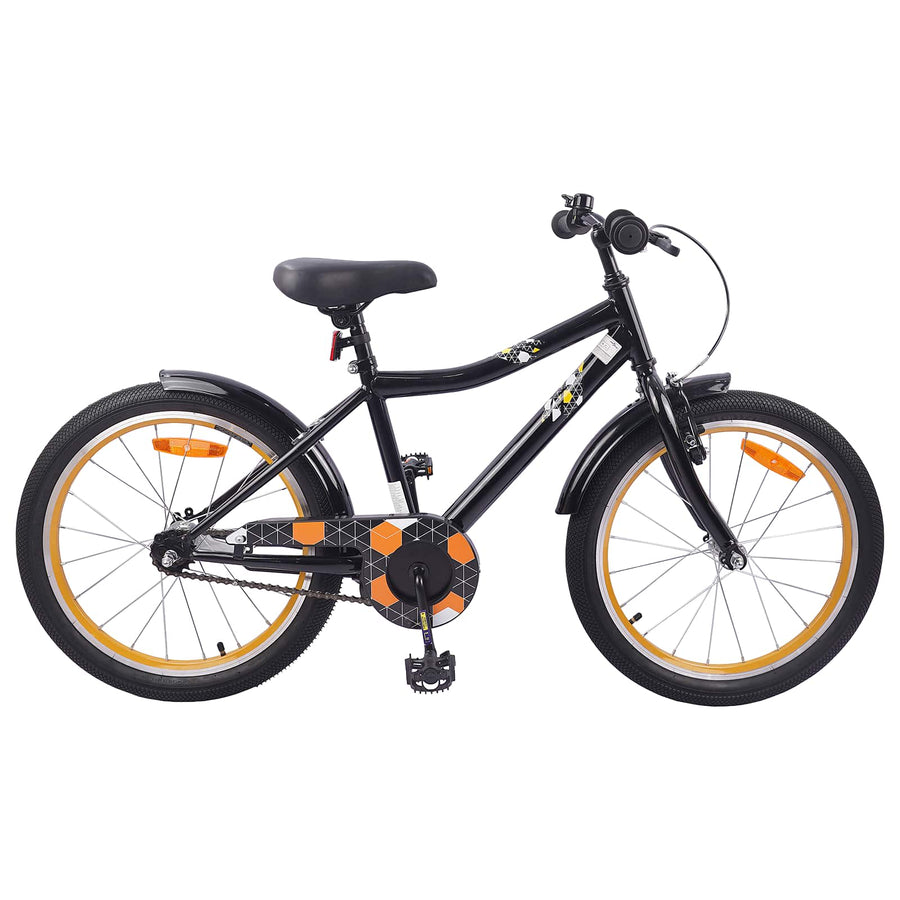 Kinderfiets 18 Inch voor 5-7 jaar Zwart