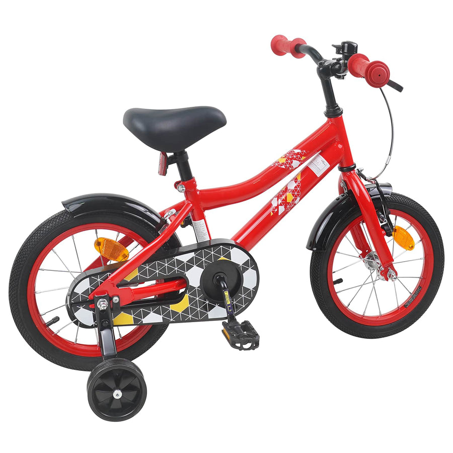 Kinderfiets 14 Inch voor 3-5 jaar oud Rood