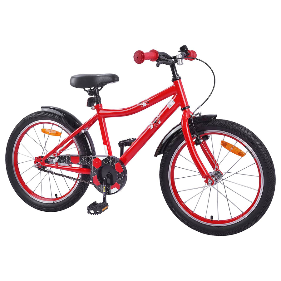 Kinderfiets 18 Inch voor 5-7 jaar Rood