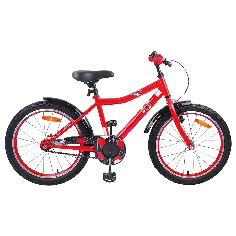 Kinderfiets 18 Inch voor 5-7 jaar Rood