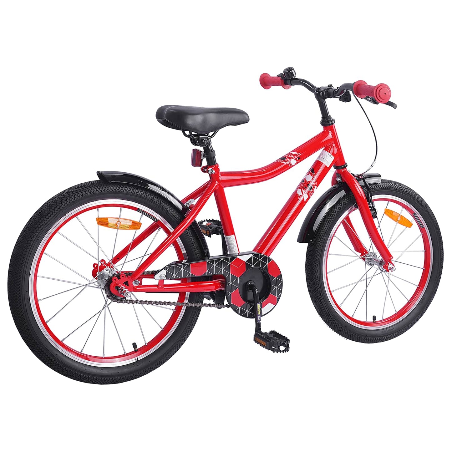 Kinderfiets 20 Inch voor 6-11 jaar oud Rood