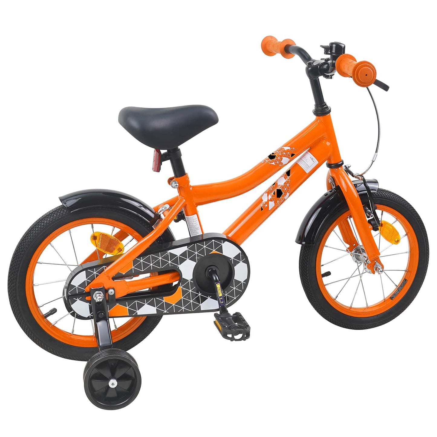Kinderfiets 12 Inch voor 2-4 jaar oud Oranje