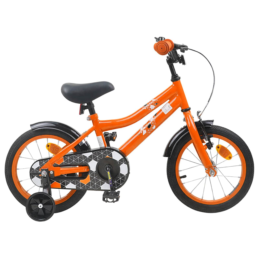 Kinderfiets 12 Inch voor 2-4 jaar oud Oranje