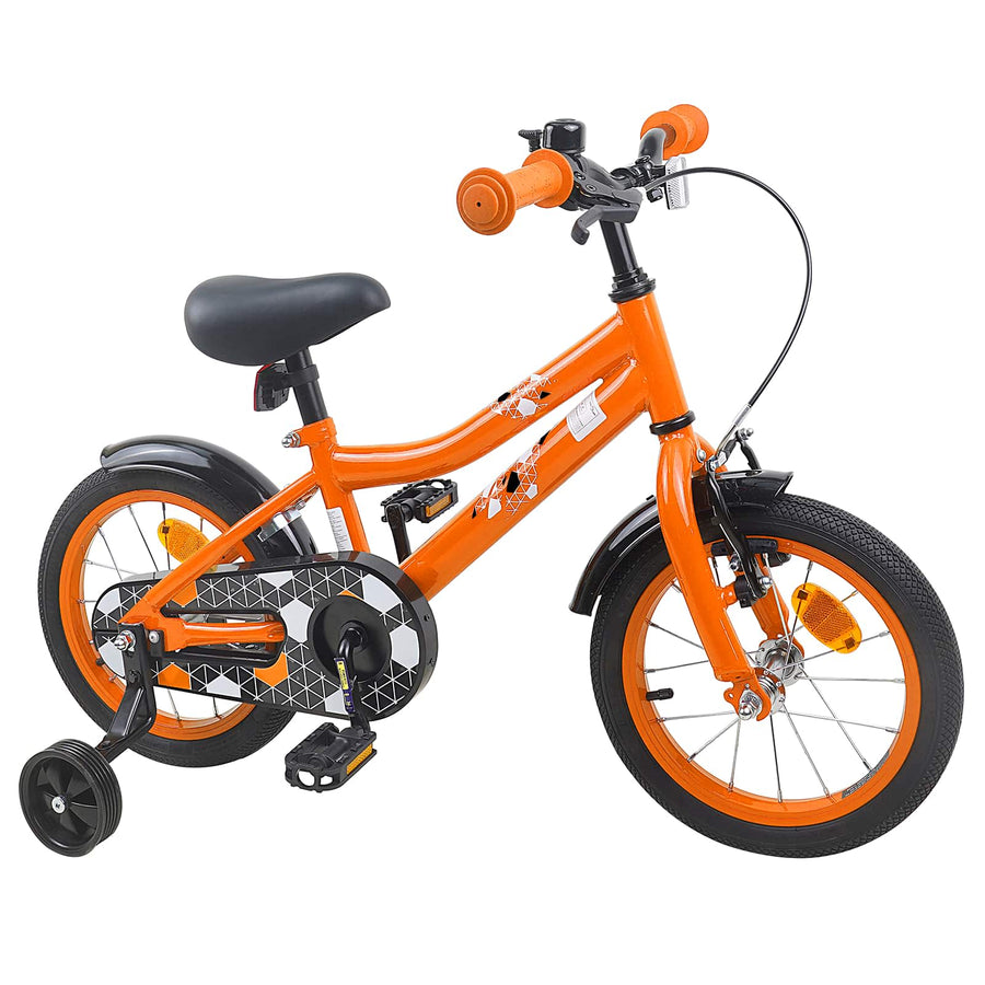 Kinderfiets 16 Inch voor 4-6 jaar oud Oranje