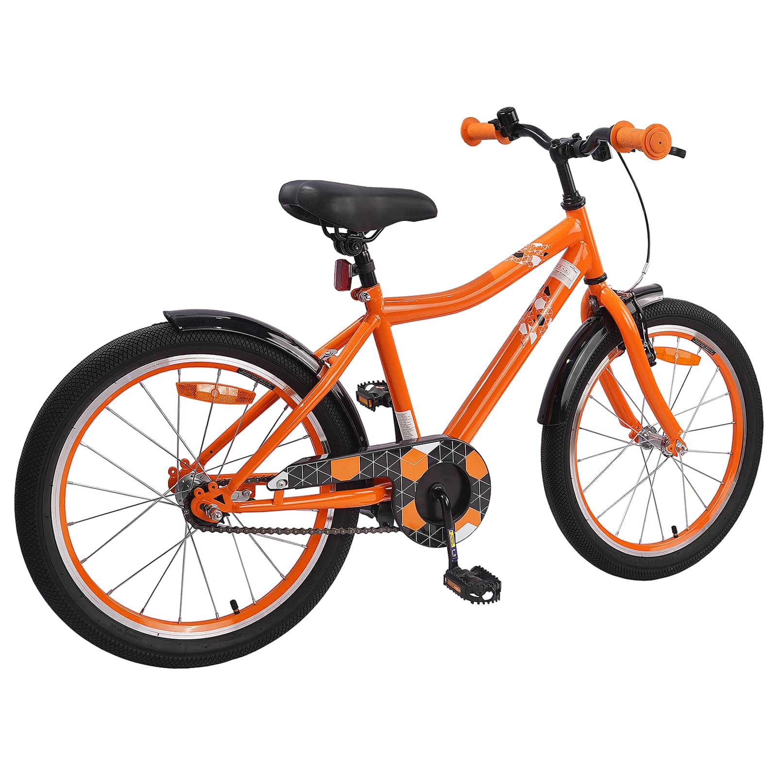 Kinderfiets 18 Inch voor 5-7 jaar Oranje