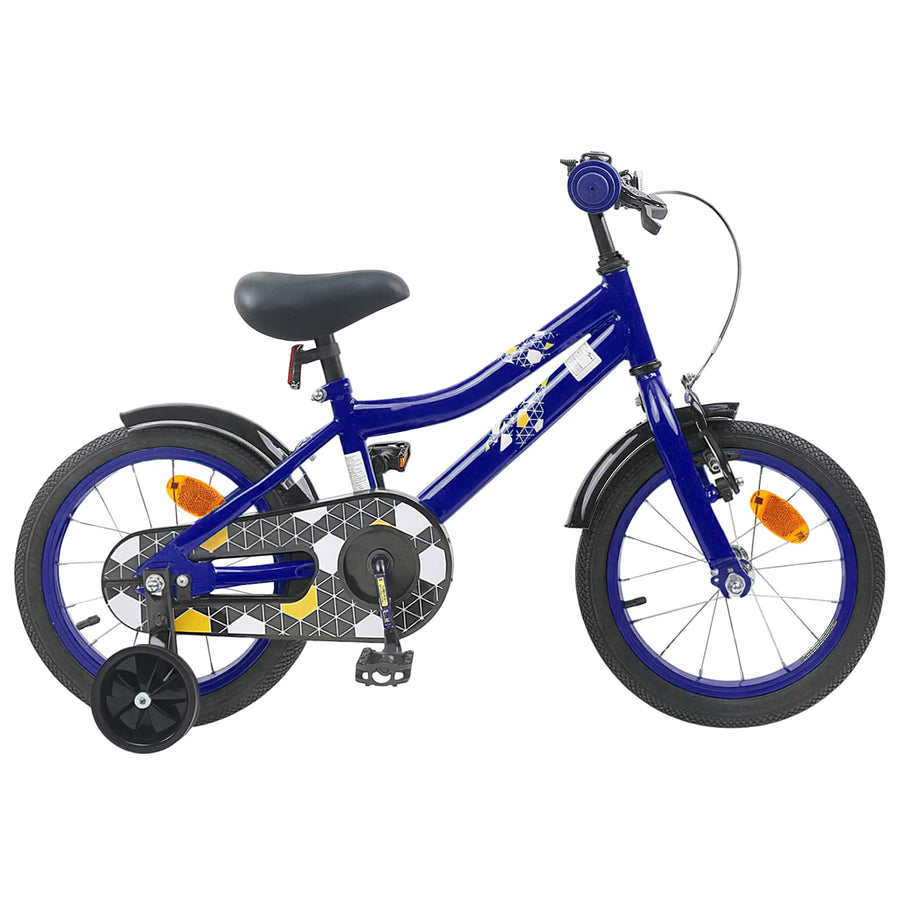 Kinderfiets 14 Inch voor 3-5 jaar oud Donkerblauw