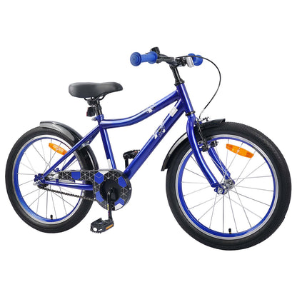 Kinderfiets 18 Inch voor 5-7 jaar Donkerblauw