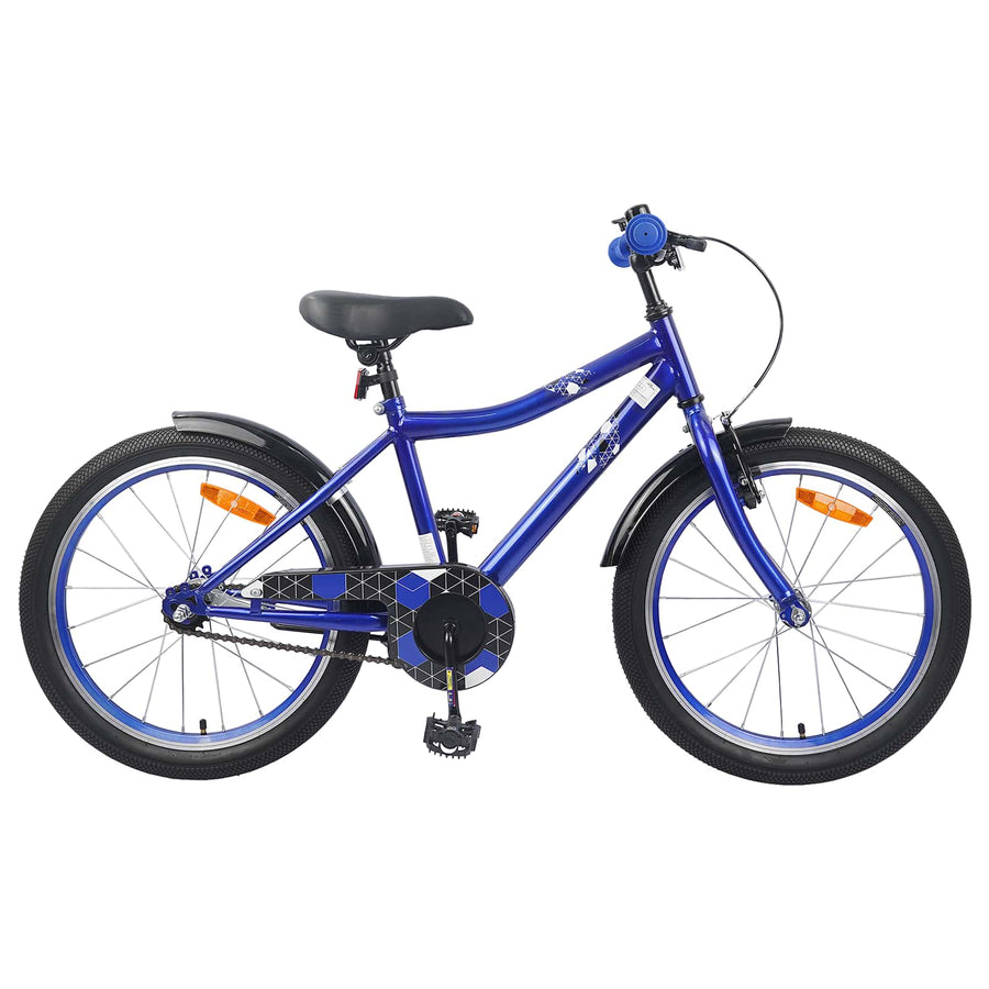 Kinderfiets 20 Inch voor 6-11 jaar oud Donkerblauw