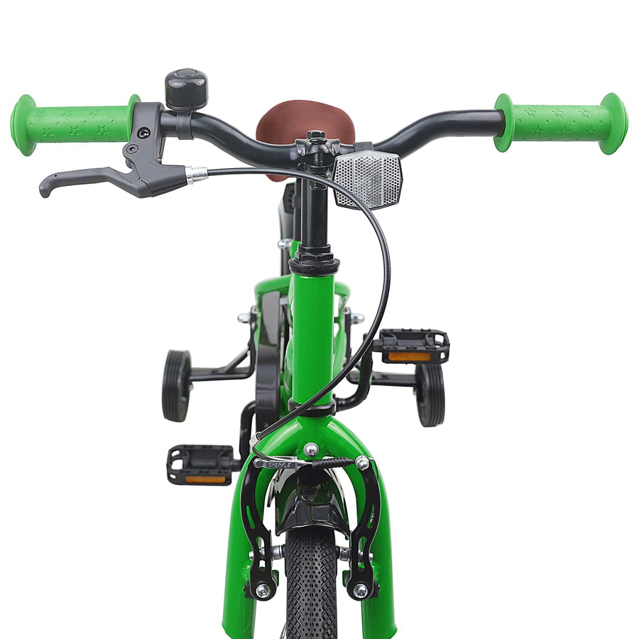 Kinderfiets 14 Inch voor 3-5 jaar oud Groen