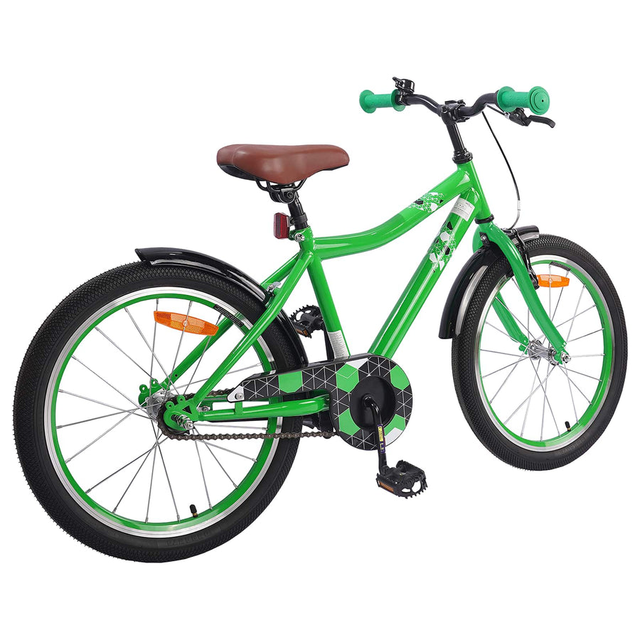 Kinderfiets 18 Inch voor 5-7 jaar Groen