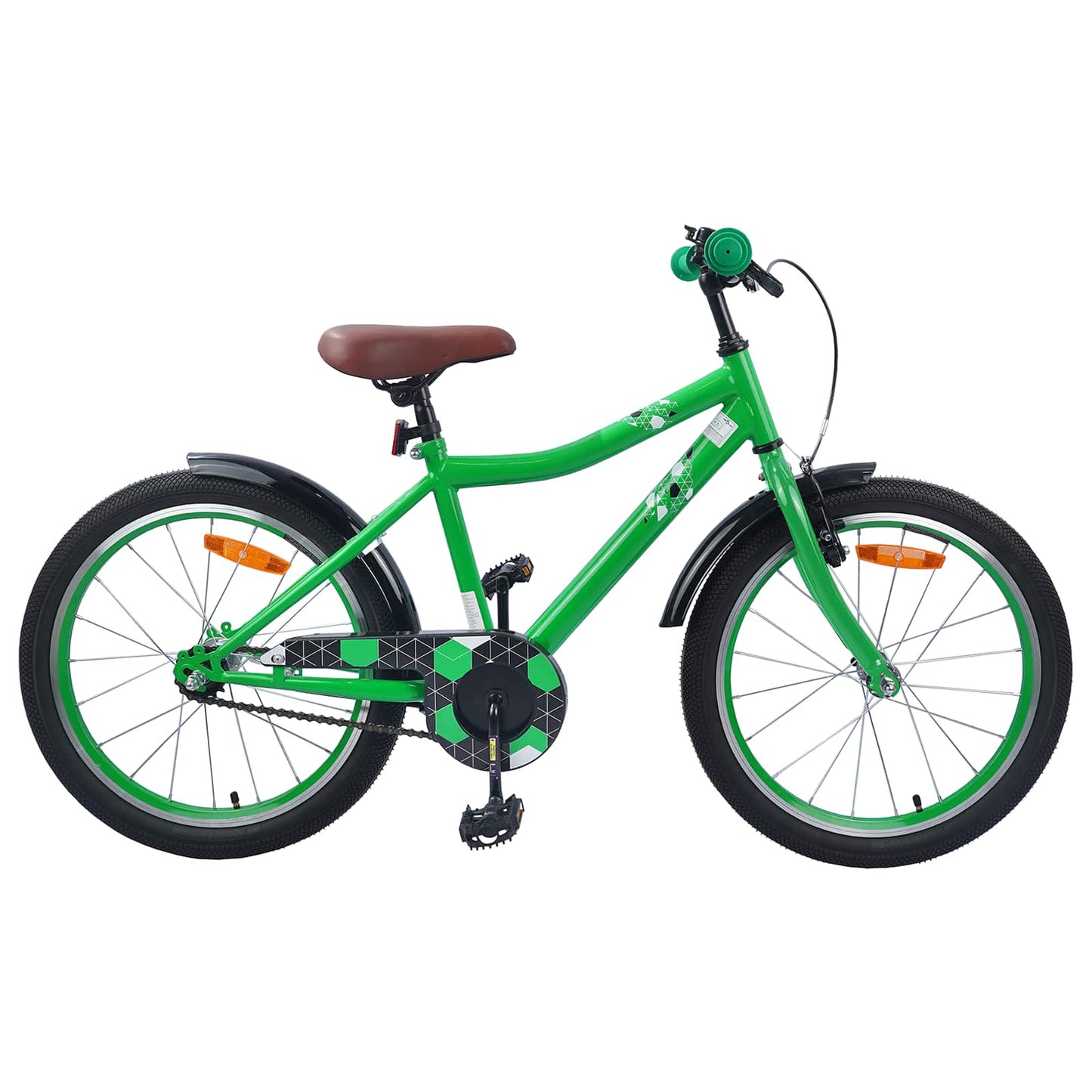 Kinderfiets 18 Inch voor 5-7 jaar Groen