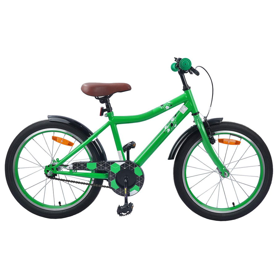 Kinderfiets 18 Inch voor 5-7 jaar Groen