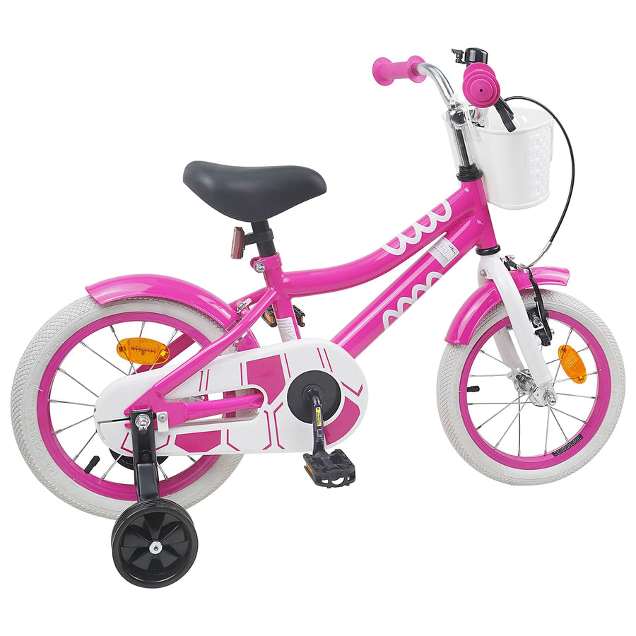 Kinderfiets 12 Inch voor 2-4 jaar oud Roze