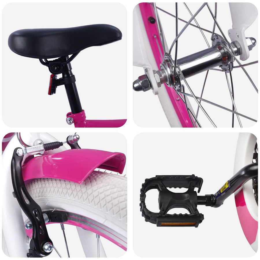 Kinderfiets 20 Inch voor 6-11 jaar oud Roze