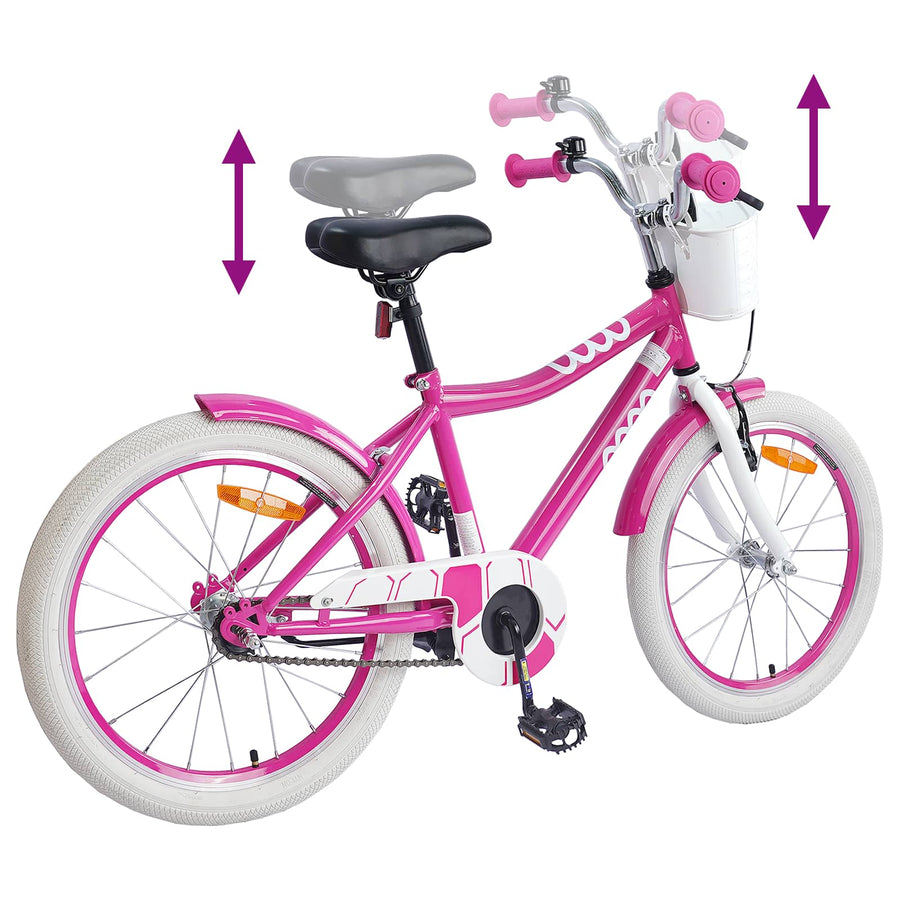 Kinderfiets 20 Inch voor 6-11 jaar oud Roze