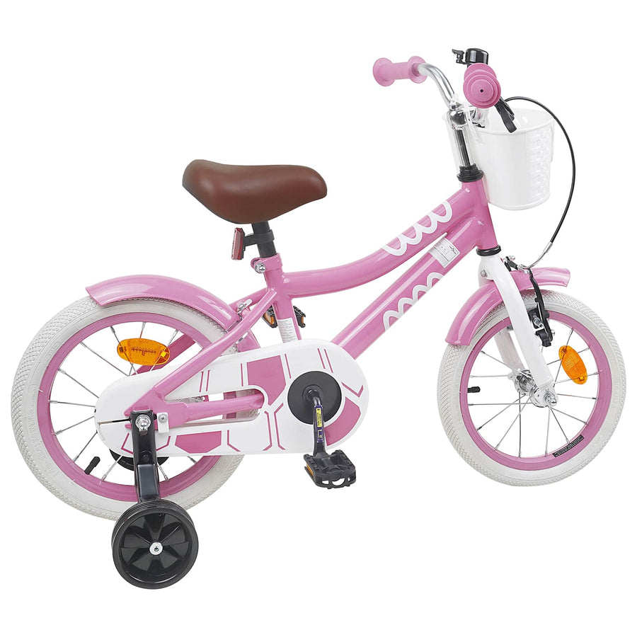 Kinderfiets 16 Inch voor 4-6 jaar oud Lichtroze