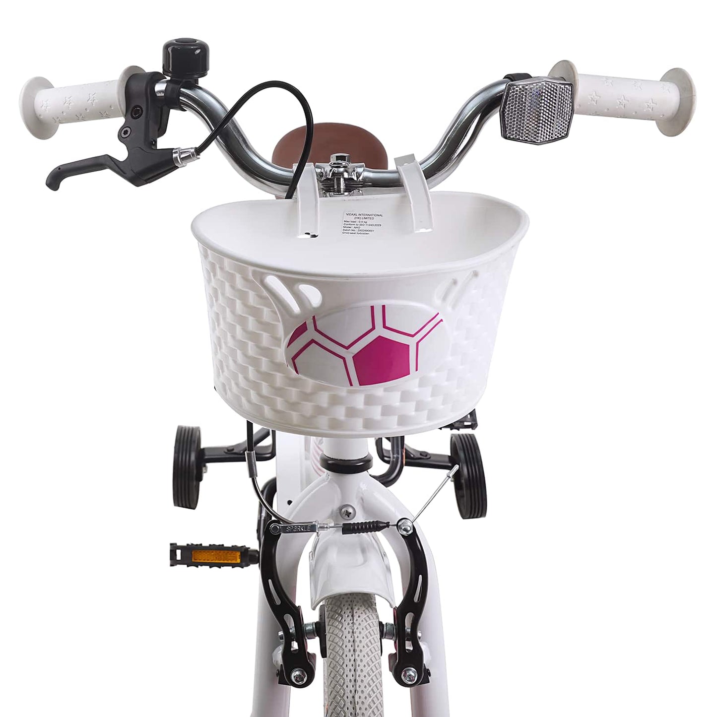 Kinderfiets 14 Inch voor 3-5 jaar oud Wit