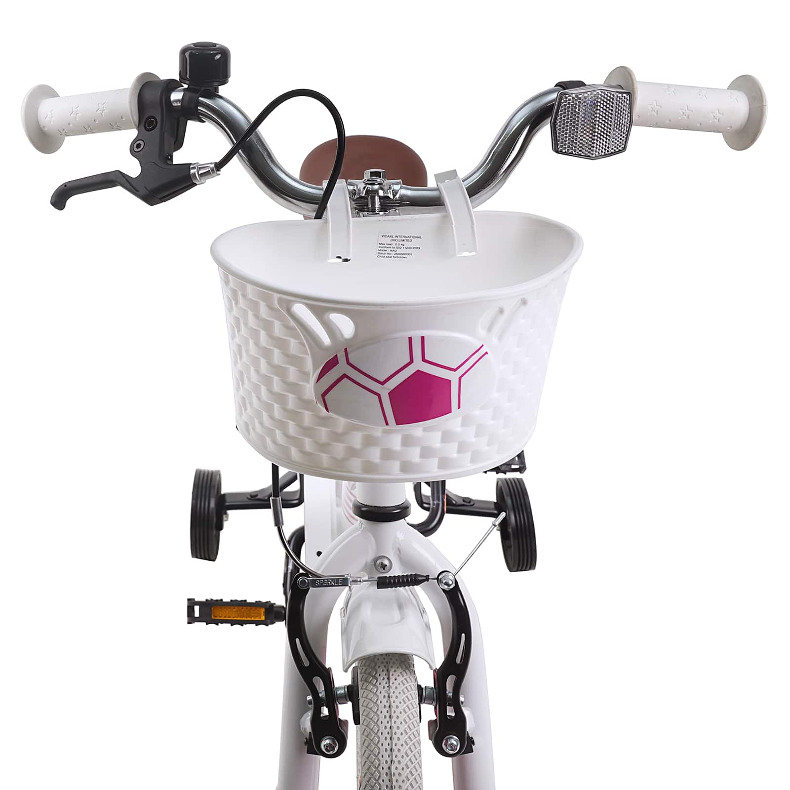 Kinderfiets 14 Inch voor 3-5 jaar oud Wit