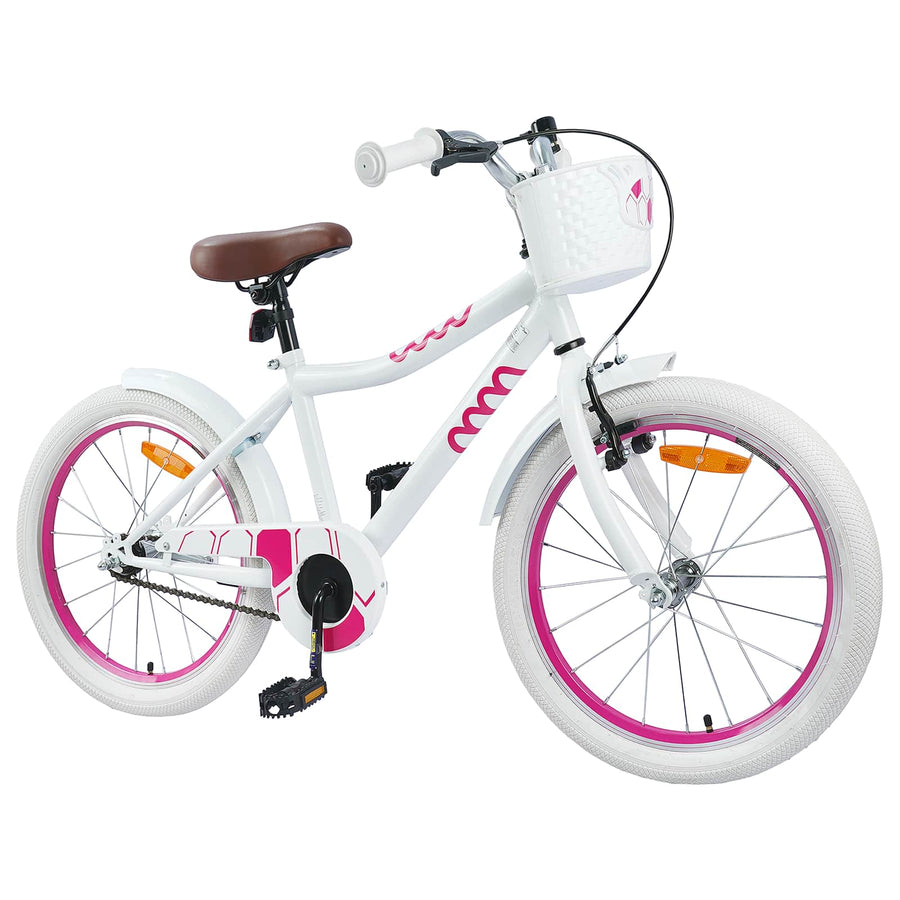 Kinderfiets 20 Inch voor 6-11 jaar oud Wit
