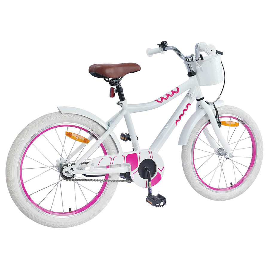Kinderfiets 20 Inch voor 6-11 jaar oud Wit