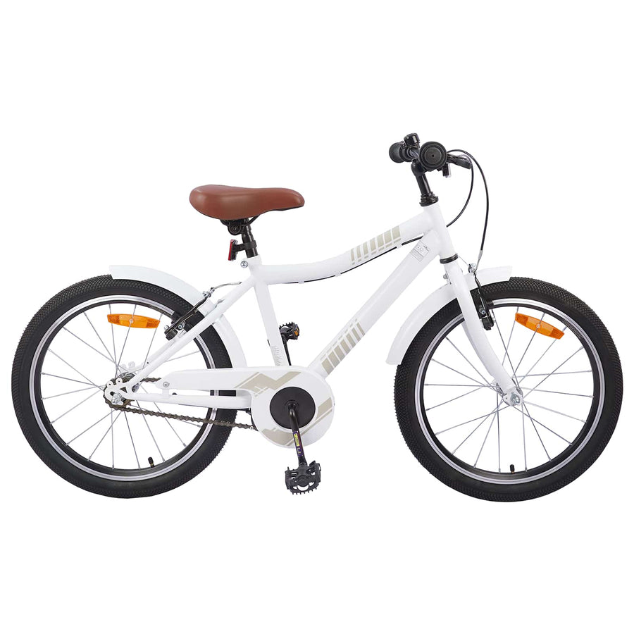 Kinderfiets 18 Inch voor 5-7 jaar wit
