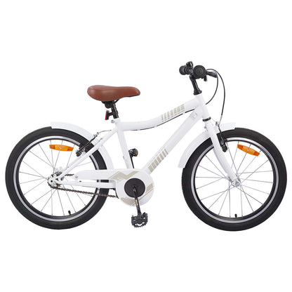 Kinderfiets 20 Inch voor 6-11 jaar oud wit