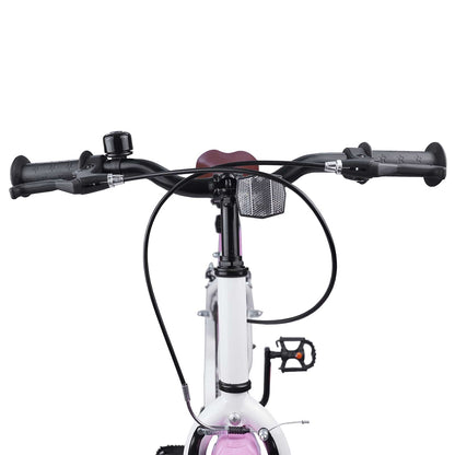 Kinderfiets 18 Inch voor 5-7 jaar Lichtroze
