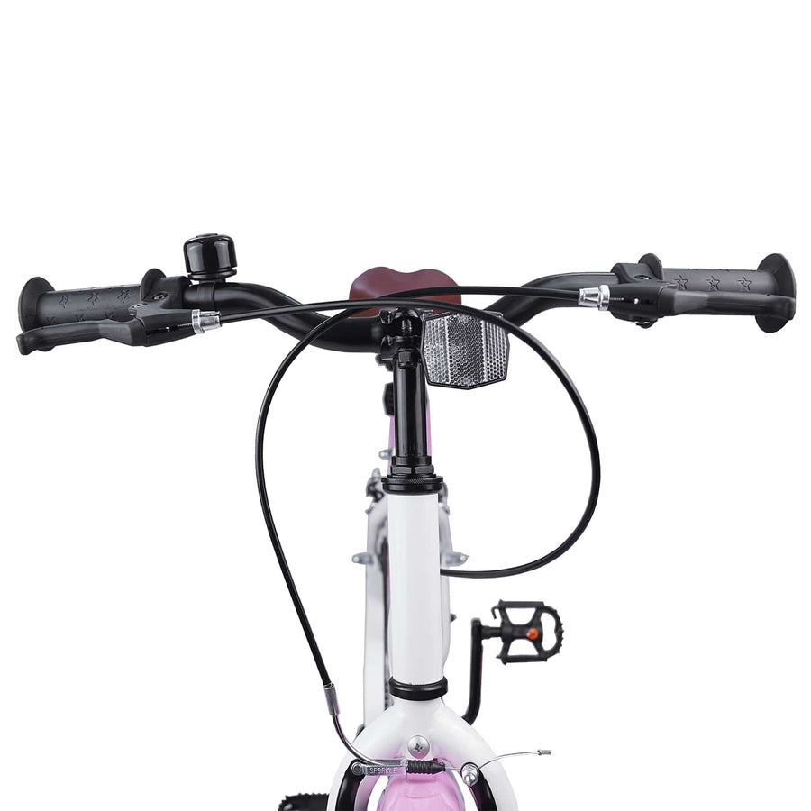 Kinderfiets 18 Inch voor 5-7 jaar Lichtroze