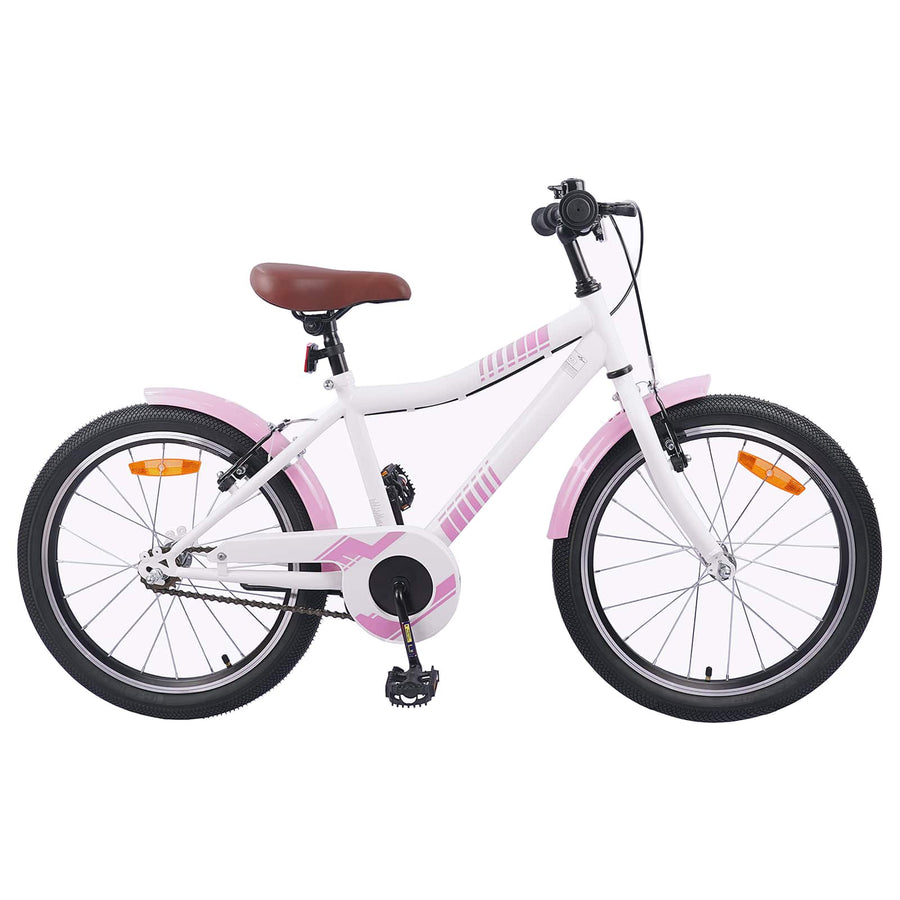Kinderfiets 18 Inch voor 5-7 jaar Lichtroze