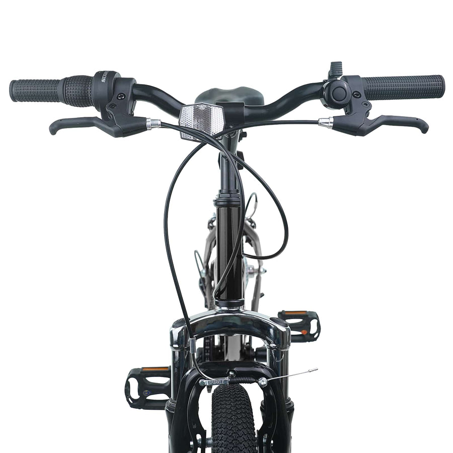 Kinderfiets 20 Inch 6-Speed voor 6-11 jaar oud Zwart