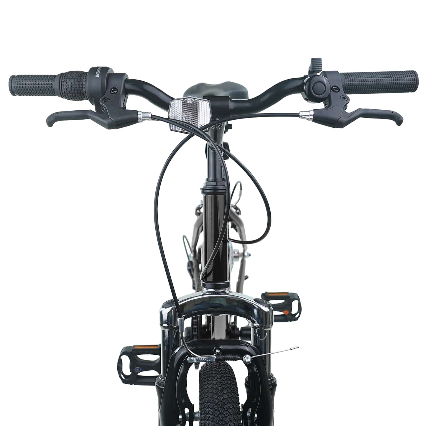 Kinderfiets 24 Inch 6-Speed voor 8-12 jaar oud Zwart