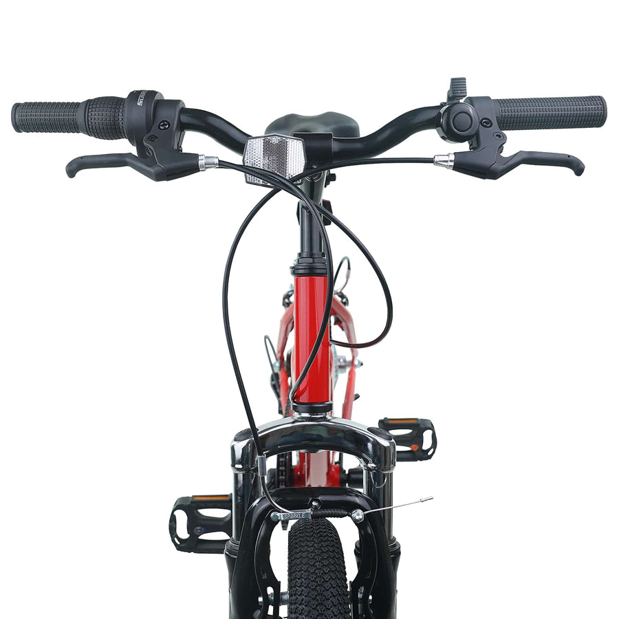 Kinderfiets 20 Inch 6-Speed voor 6-11 jaar oud Rood