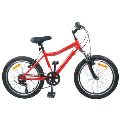 Kinderfiets 20 Inch 6-Speed voor 6-11 jaar oud Rood