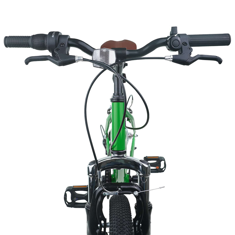 Kinderfiets 24 Inch 6-Speed voor 8-12 jaar oud Groen