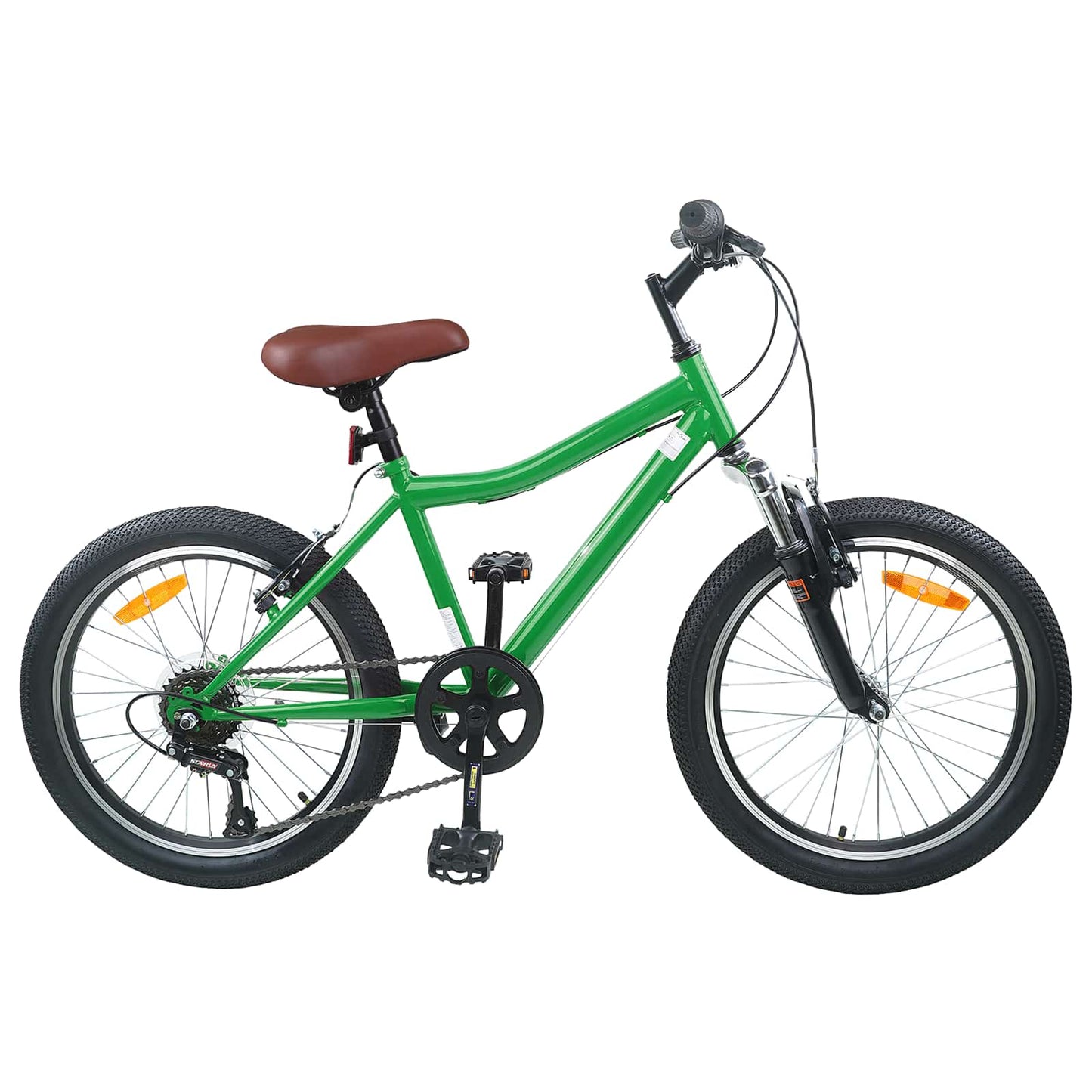 Kinderfiets 24 Inch 6-Speed voor 8-12 jaar oud Groen