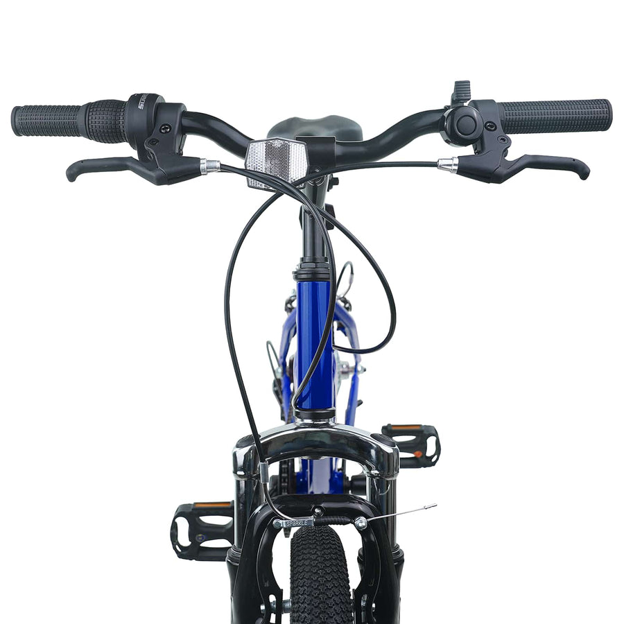 Kinderfiets 20 Inch 6-Speed voor 6-11 jaar oud Donkerblauw