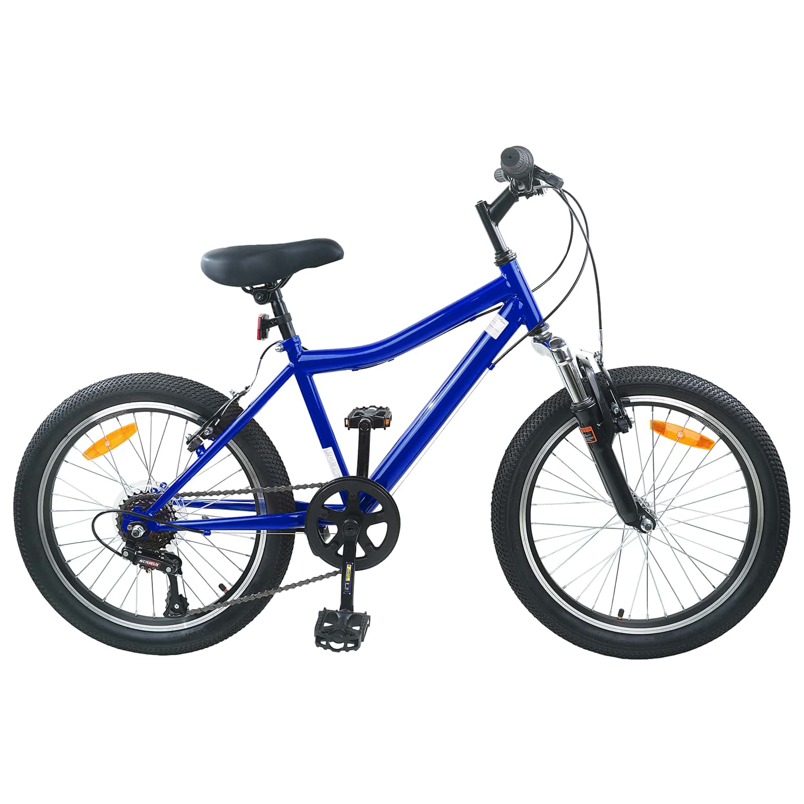 Kinderfiets 24 Inch 6-Speed voor 8-12 jaar oud Donkerblauw