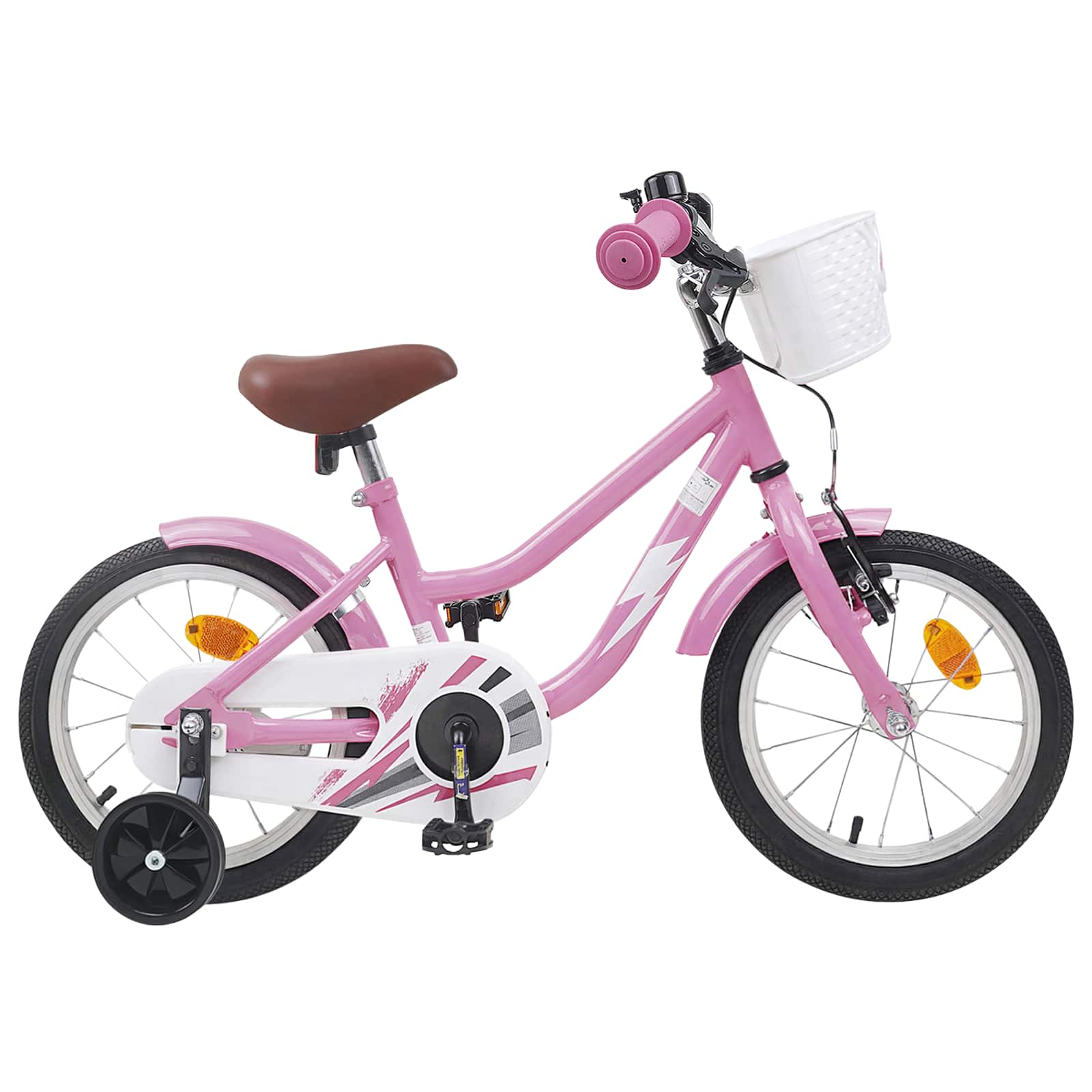 Kinderfiets 12 Inch voor 2-4 jaar oud Lichtroze