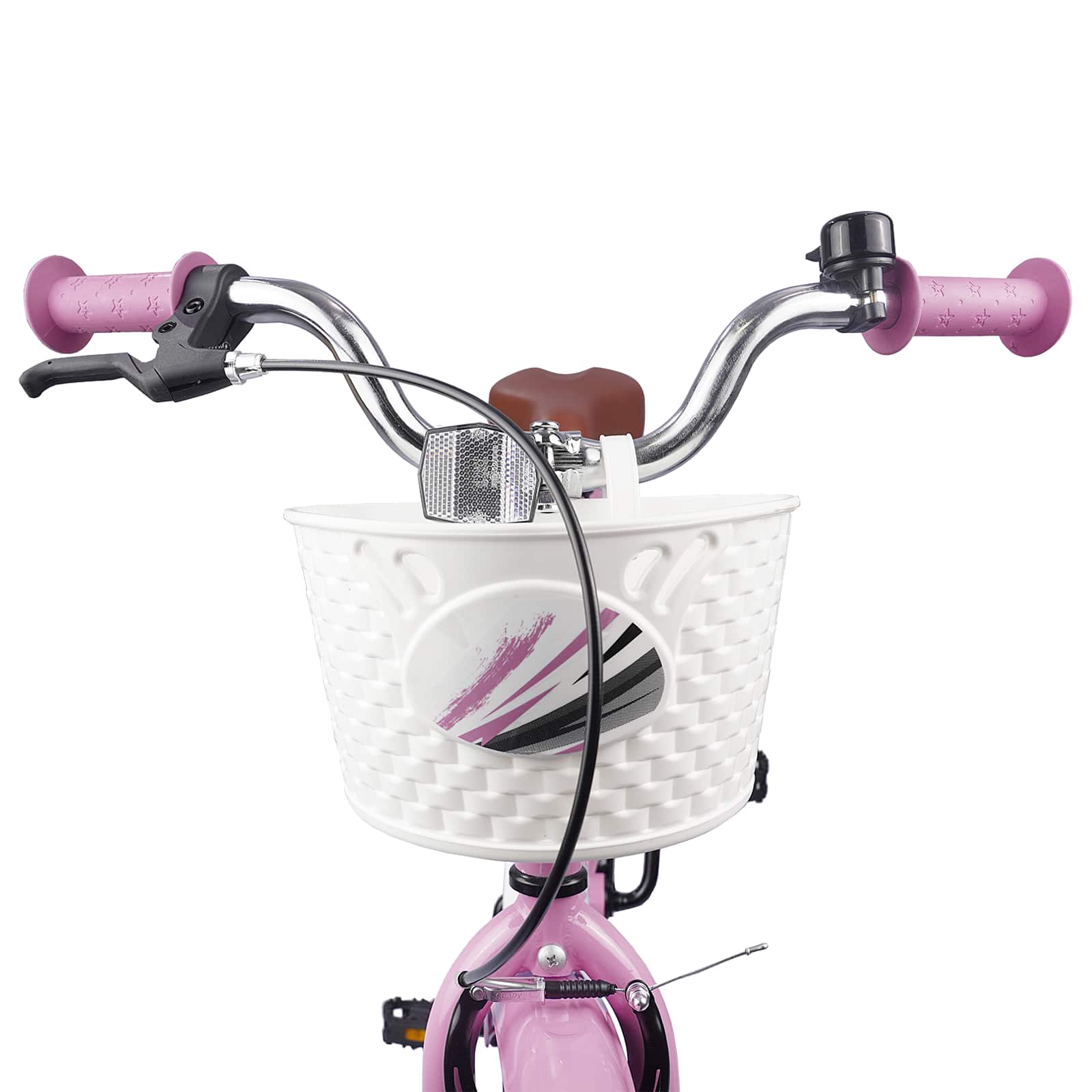Kinderfiets 18 Inch voor 5-7 jaar oud Lichtroze