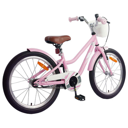 Kinderfiets 18 Inch voor 5-7 jaar oud Lichtroze