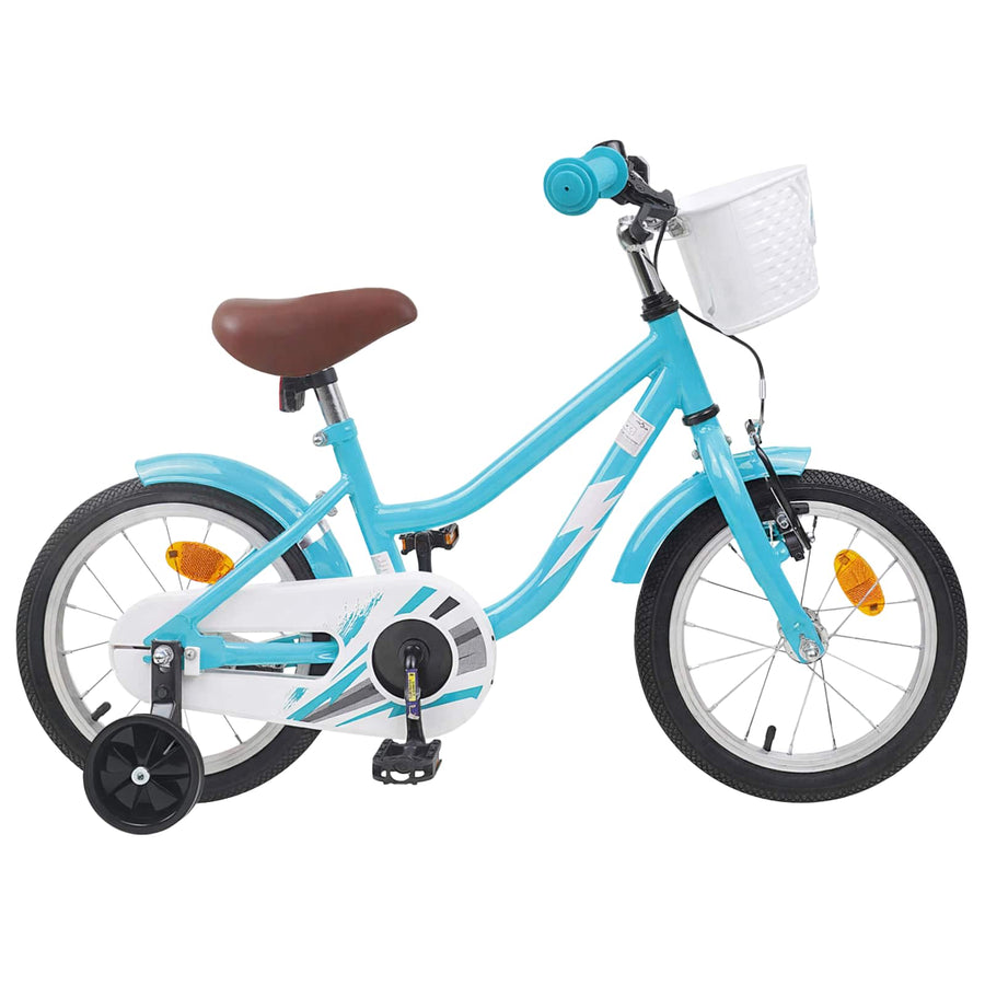 Kinderfiets 16 Inch voor 4-6 jaar oud Lichtblauw
