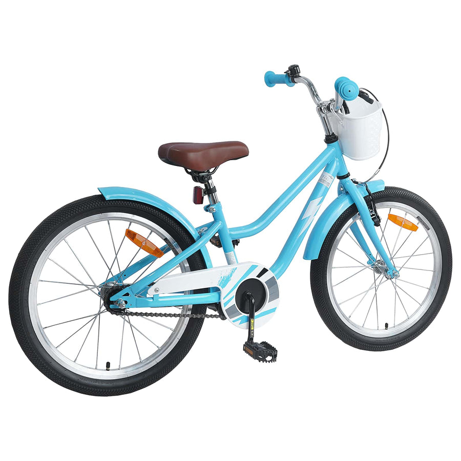 Kinderfiets 18 Inch voor 5-7 jaar oud Lichtblauw