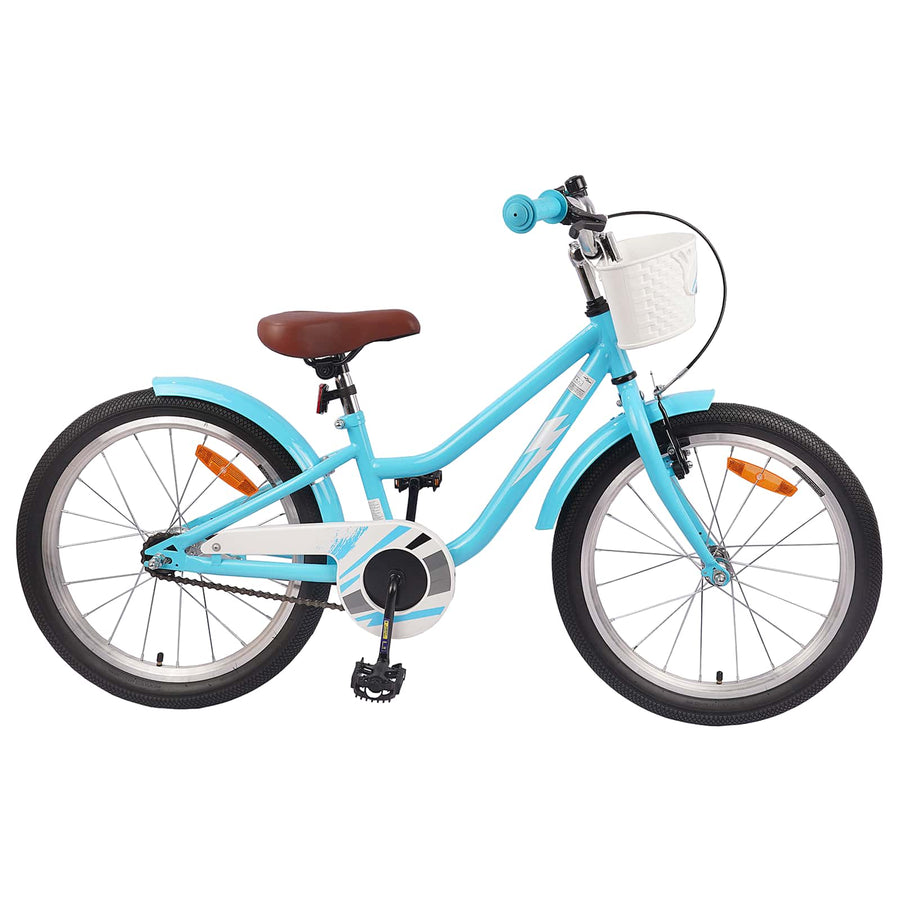 Kinderfiets 18 Inch voor 5-7 jaar oud Lichtblauw