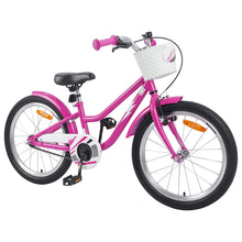 Kinderfiets 18 Inch voor 5-7 jaar oud Donkerroze